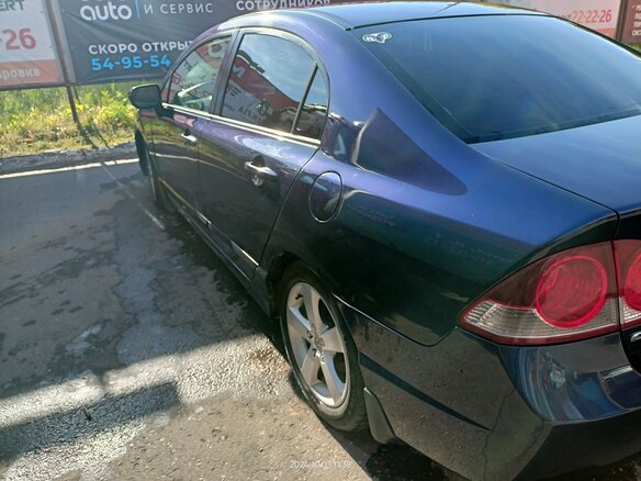 2008 Honda Civic VIII, синий, 750000 рублей - вид 4