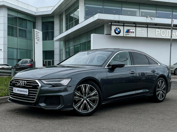 2019 Audi A6 45 TFSI V (C8), серый