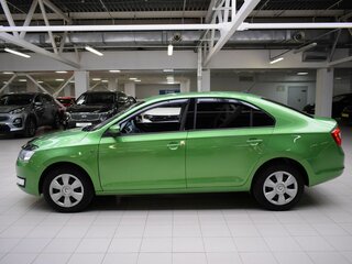 2017 Skoda Rapid I Рестайлинг, зелёный, 1050000 рублей, вид 4