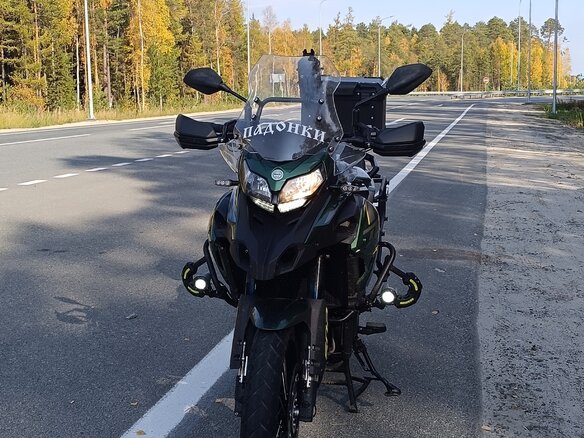 2024 Benelli TRK 502 X, зелёный, 550000 рублей - вид 6