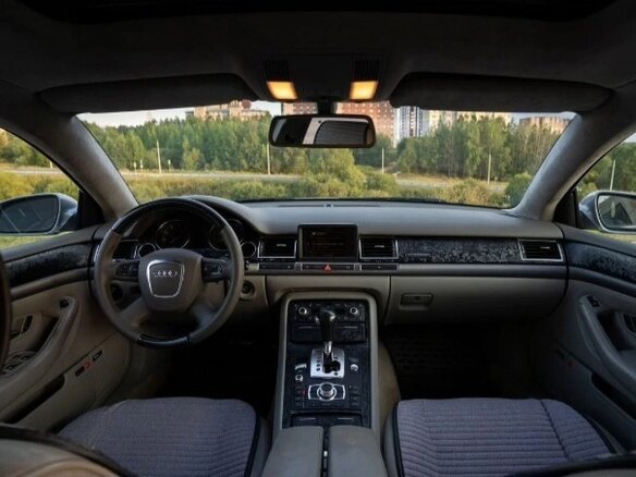 2005 Audi A8 II (D3) Рестайлинг, серый, 1500000 рублей - вид 9