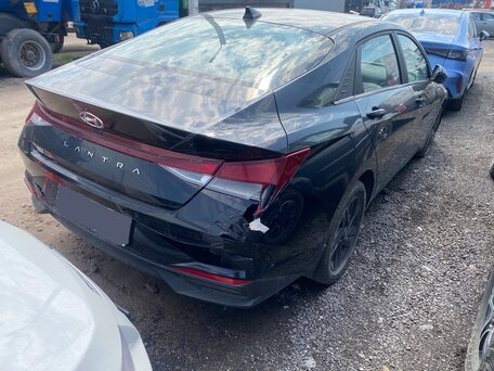 2022 Hyundai Elantra VII (CN7), чёрный, 1530000 рублей, вид 4