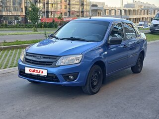 2017 Lada (ВАЗ) Granta I, голубой, 485000 рублей, вид 1