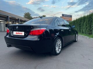 2009 BMW 5 серии 523i V (E60/E61) Рестайлинг, чёрный, 1600000 рублей, вид 2