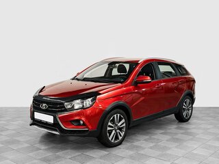 2018 Lada (ВАЗ) Vesta SW Cross I, красный, 1145000 рублей, вид 1