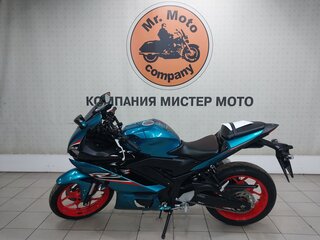 2021 Yamaha YZF-R3, зелёный, 575000 рублей, вид 2