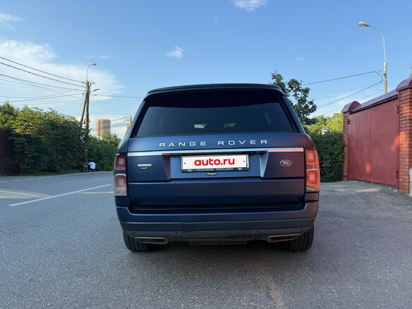 2019 Land Rover Range Rover IV Рестайлинг, синий, 8350000 рублей - вид 7