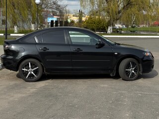 2008 Mazda 3 I (BK) Рестайлинг, чёрный, 630000 рублей, вид 2