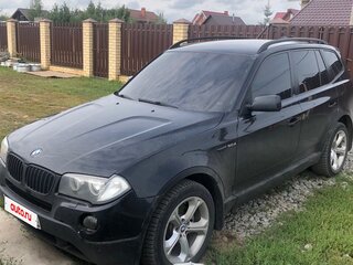 2008 BMW X3 30d I (E83) Рестайлинг, чёрный, 1100000 рублей, вид 2