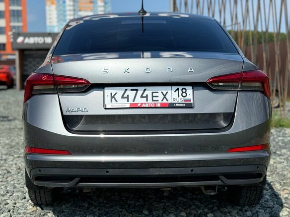 2021 Skoda Rapid II, серый - вид 7