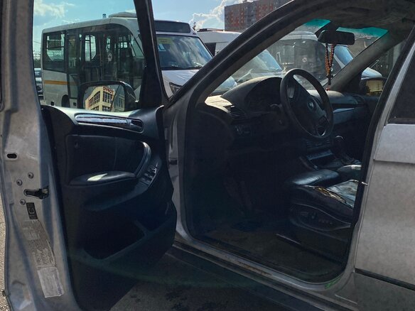 2004 BMW X5 3.0i I (E53) Рестайлинг, серебристый - вид 6