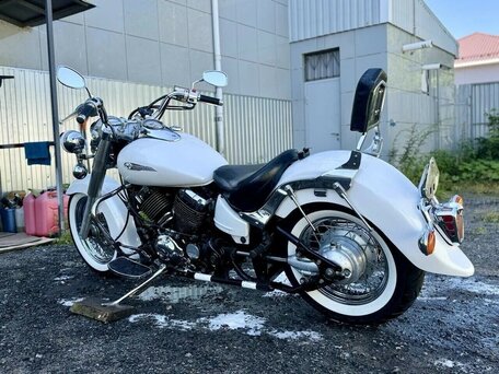 1998 Yamaha XVS650 Drag Star, белый, 450000 рублей, вид 4