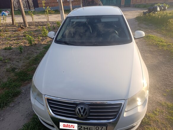 2008 Volkswagen Passat B6, белый, 550000 рублей
