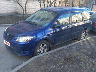 2004 Mazda MPV II (LW) Рестайлинг, синий, 300000 рублей, вид 1