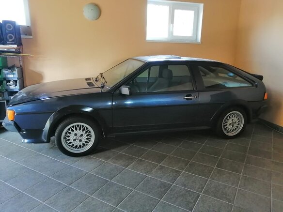 1987 Volkswagen Scirocco II, синий, 1100000 рублей