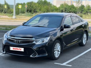 2014 Toyota Camry VII (XV50), чёрный, 1630000 рублей, вид 1