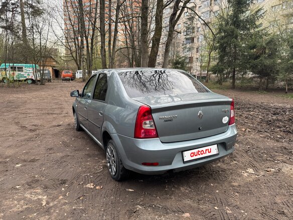 2011 Renault Logan I Рестайлинг, синий, 330000 рублей - вид 7