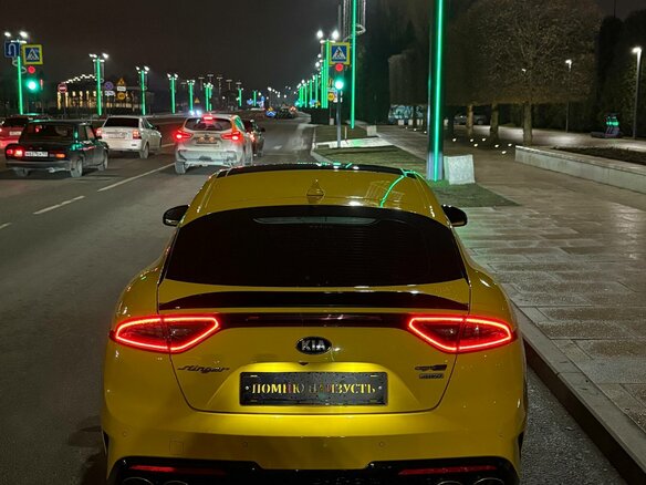 2018 Kia Stinger I, жёлтый, 2550000 рублей - вид 10