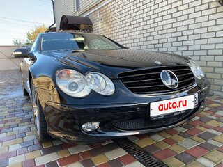 2002 Mercedes-Benz SL-Класс 500 5-speed V (R230), чёрный, 1750000 рублей, вид 2