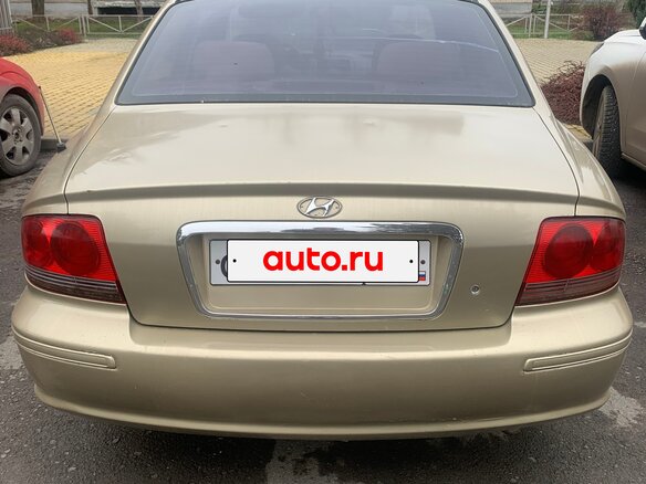 2001 Hyundai Sonata IV (EF) Рестайлинг, золотистый, 290000 рублей - вид 2
