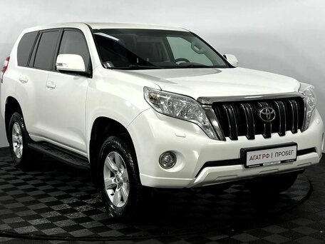 2016 Toyota Land Cruiser Prado 150 Series Рестайлинг 1, белый, 3350000 рублей, вид 4