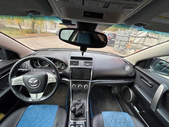 2008 Mazda 6 II (GH), чёрный, 550000 рублей - вид 8