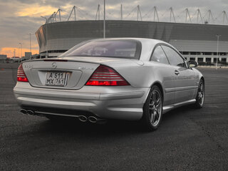 2002 Mercedes-Benz CL-Класс AMG 55 AMG I (C215) Рестайлинг, серебристый, 3200000 рублей, вид 5