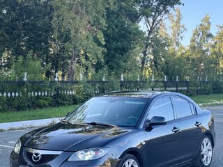 2007 Mazda 3 I (BK) Рестайлинг, чёрный, 670000 рублей, вид 3