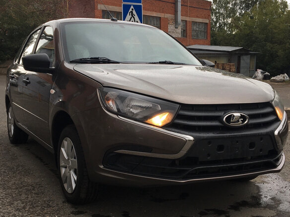 2018 Lada (ВАЗ) Granta I Рестайлинг, коричневый, 520000 рублей - вид 2