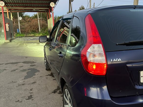2013 Lada (ВАЗ) Kalina II, синий, 320000 рублей - вид 8