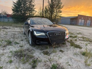 2010 Audi A8 Long III (D4), чёрный, 1750000 рублей, вид 2
