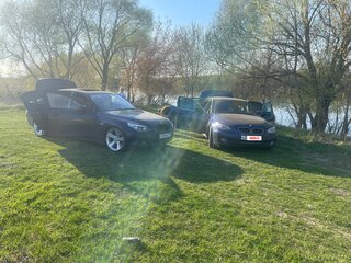 2004 BMW 5 серии 520i V (E60/E61), синий, 850000 рублей, вид 3