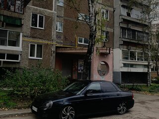 2007 Lada (ВАЗ) Priora I, чёрный, 355000 рублей, вид 4