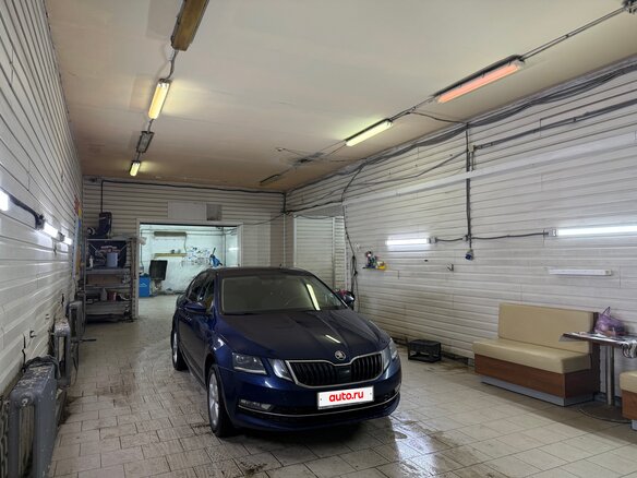 2017 Skoda Octavia III (A7) Рестайлинг, синий, 1450000 рублей - вид 2