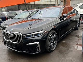 2020 BMW 7 серии Long 740Ld xDrive VI (G11/G12) Рестайлинг, чёрный, 7500000 рублей, вид 1