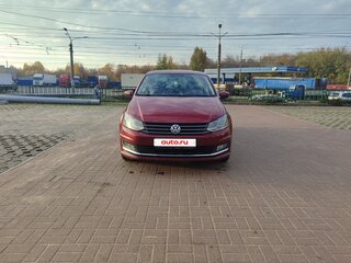 2019 Volkswagen Polo V Рестайлинг, красный, 1107000 рублей, вид 1