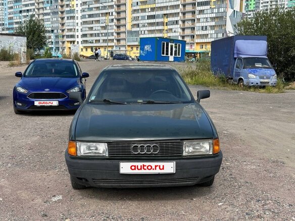 1989 Audi 80 IV (B3), зелёный - вид 1