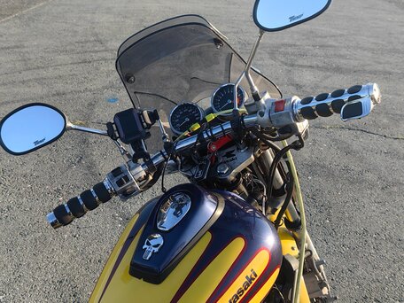 1993 Kawasaki ZL400 Eliminator, жёлтый, 230000 рублей, вид 4