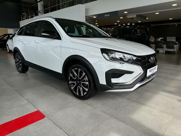 2026 Lada (ВАЗ) Vesta SW Cross I Рестайлинг (NG), белый - вид 1