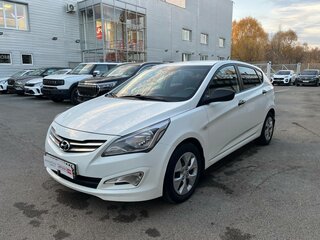 2016 Hyundai Solaris I Рестайлинг, белый, 813741 рублей, вид 4