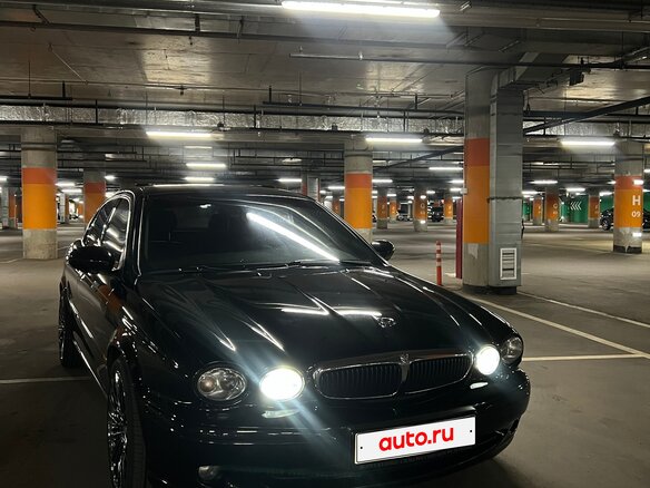 2002 Jaguar X-Type I, чёрный, 1200000 рублей - вид 4