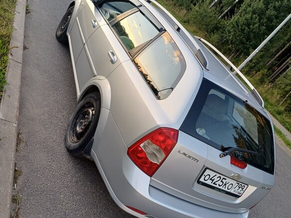 2008 Chevrolet Lacetti I, серебристый, 350000 рублей - вид 5