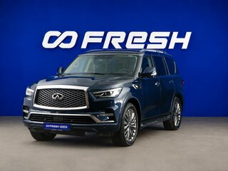 2018 Infiniti QX80 I Рестайлинг 2, синий, 3999333 рублей, вид 5