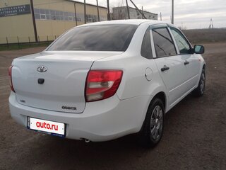 2014 Lada (ВАЗ) Granta I, белый, 370000 рублей, вид 4