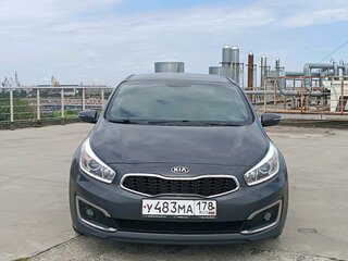 2016 Kia Ceed II Рестайлинг, серый, 1050000 рублей, вид 2