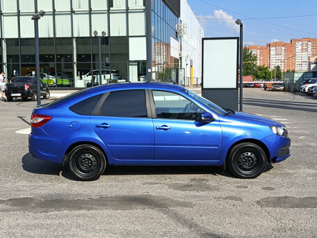 2022 Lada (ВАЗ) Granta I Рестайлинг, синий, 624163 рублей, вид 5