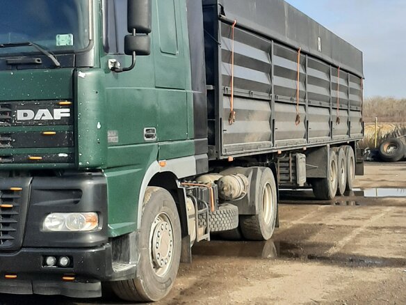 2002 DAF 95XF, зелёный, 2100000 рублей - вид 1