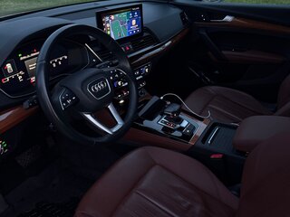 2021 Audi Q5 45 TFSI II (FY) Рестайлинг, синий, 2650000 рублей, вид 5