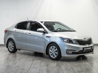 2016 Kia Rio III Рестайлинг, серебристый, 1149000 рублей, вид 1