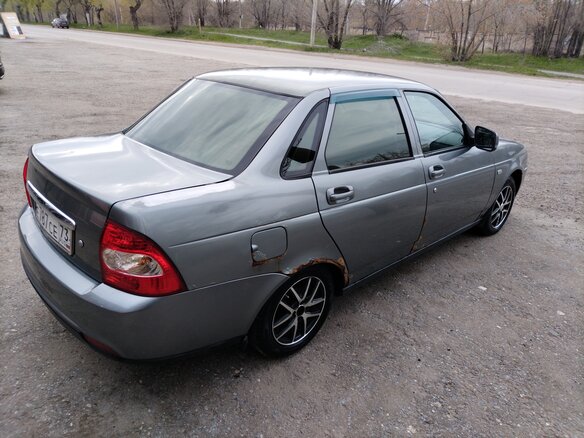 2011 Lada (ВАЗ) Priora I, серый, 160000 рублей - вид 3